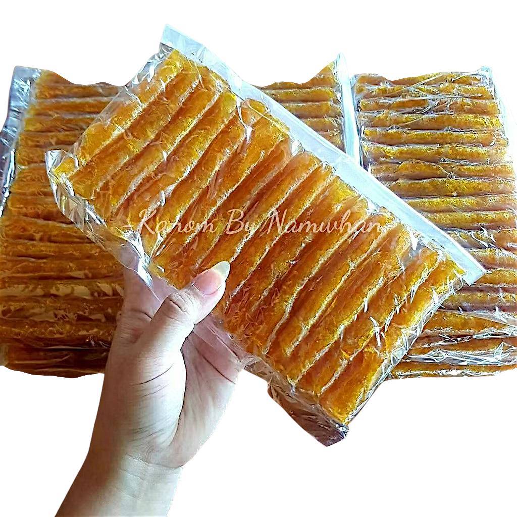 กวนใหม่พร้อมส่ง มะม่วงกวน เนื้อนุ่มหนึบหนับ เคี้ยวเพลิน