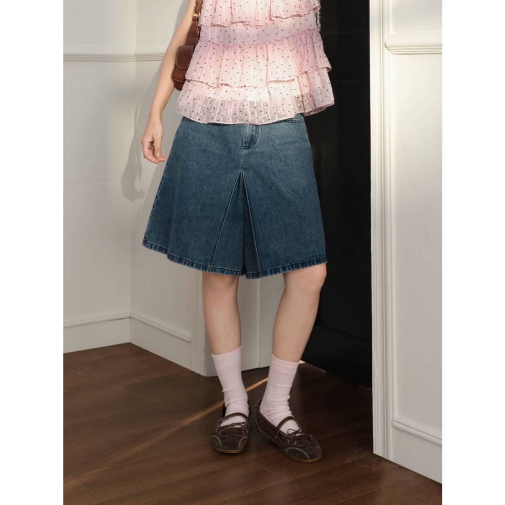 [Preorder] KUOSE : Baggy Denim Jort