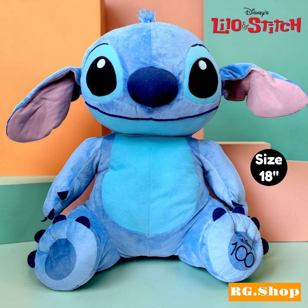 ✅พร้อม​ส่ง​✅Stitch Disney 100th 18" Large Plushie ตุ๊กตา​สติช รุ่นครบรอบดิสนีย์​100ปี