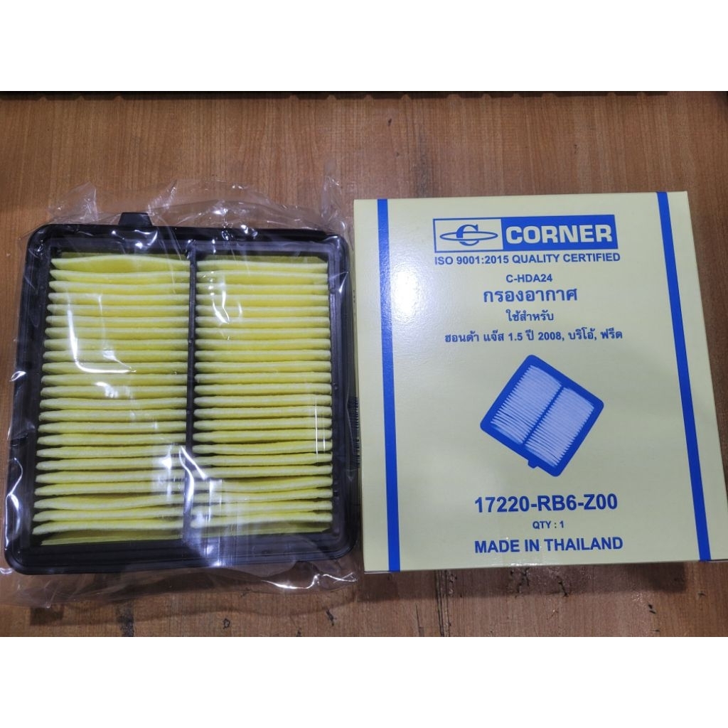 CORNER กรองอากาศ ฮอนด้า แจ๊ส 1.5 ปี 08, บริโอ้, ฟรีด (C-HDA24) Honda Jazz, Brio, Freed