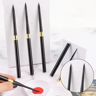 6 ชิ ้ น/Set พู่กัน DivIsible Short Holder Travel สีน ้ ําแปรงทาสีสําหรับ Travel Art Creation พู่กันสีอะคริลิค