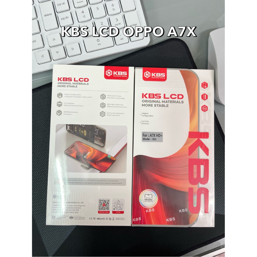 KBS LCD OPPO HD+ OPPO a7X จอ+ทัช แถมฟรีชุดไขควง