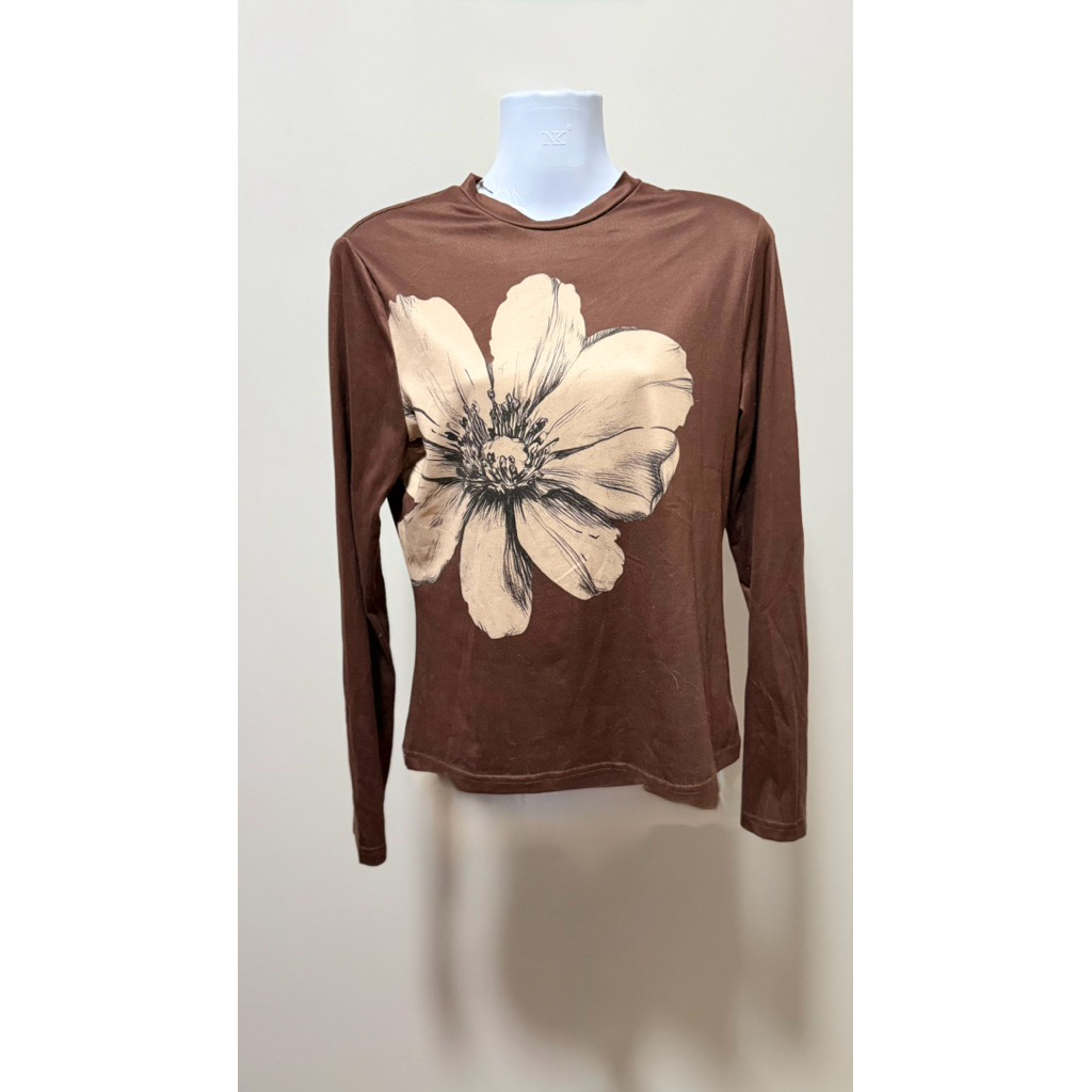 เสื้อผู้หญิงลายดอกSheinของแท้มือสอง