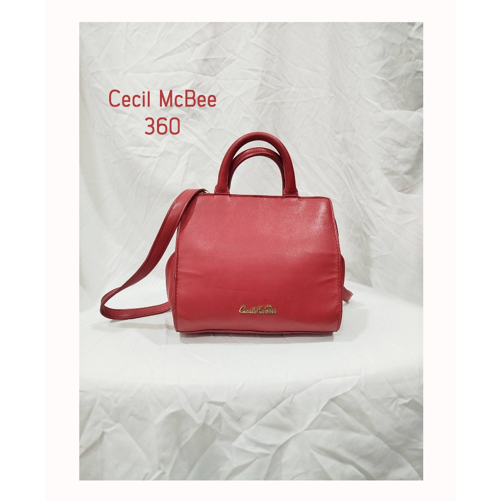 Cecil McBEE กระเป๋าถือ/สะพายสีแดง