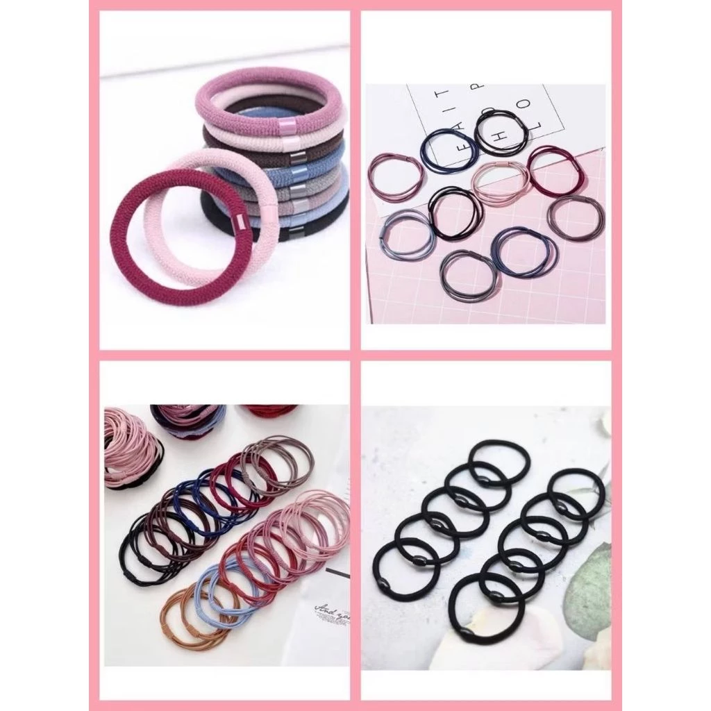 ยางรัดผมแบบแฟชั่น เส้นละแค่1บาท ราคาถูก ใช้ดีใช้ทนมีหลายสี(พร้อมส่ง)