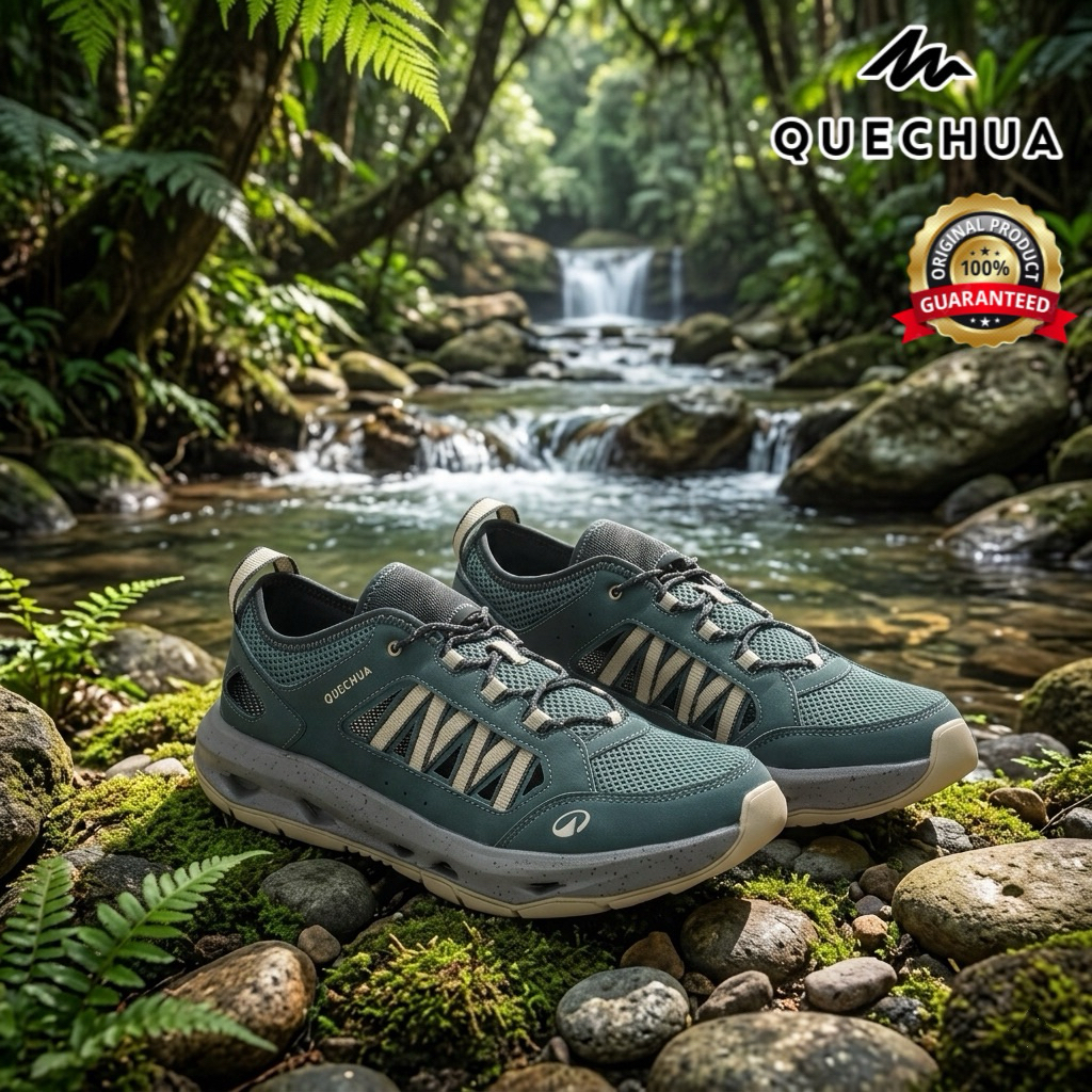 รองเท้าเดินป่าลุยน้ำสำหรับผู้ชาย รุ่น NH900 (สีเขียว) QUECHUA