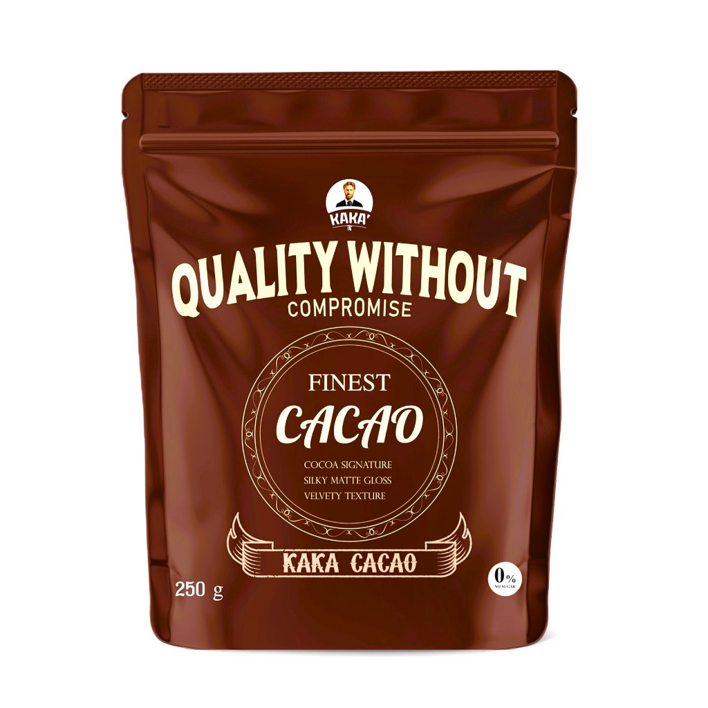 กาก้า ผงคาเคา Kaka cacao finest (250 กรัม) ผงคาเคา 100% จากประเทศ กาน่า