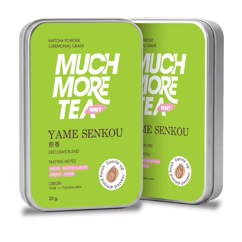 ใช้โค้ดลด 20%❗️(พร้อมส่ง) Much more tea Yame Senkou Tasting Notes:Smoky,Roasted Almond ,Creamy,Umami