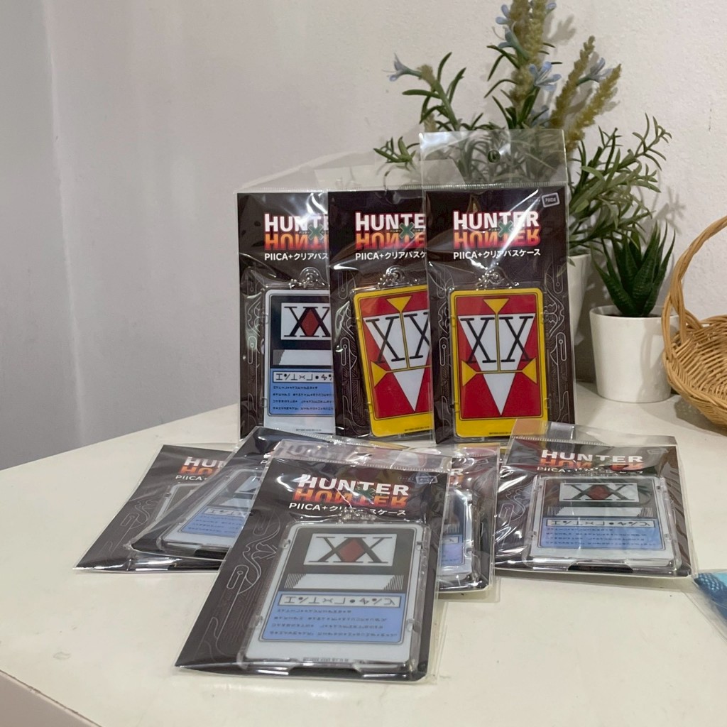 (ของแท้ 100%) Hunter X Hunter License PIICA + Clear Pass พวงกุญแจการ์ด IC การ์ด