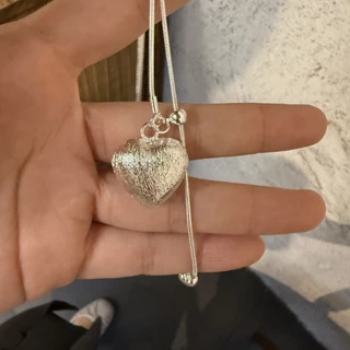 Silver Tassel Necklace สร้อยคอสีเงินเรียบหรู ใส่ง่ายแมตช์ได้ทุกลุค พร้อมส่งจาก กทม.