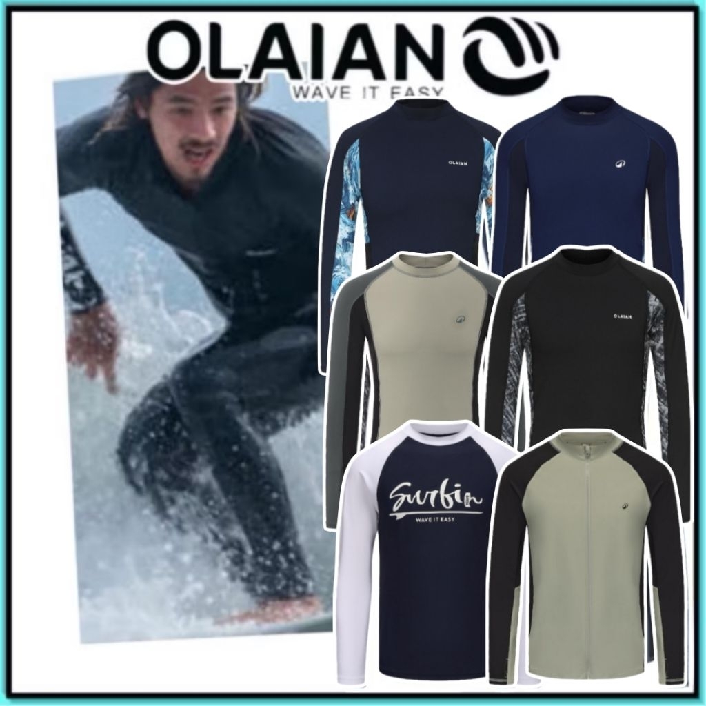 🇫🇷ของแท้ เสื้อดำน้ำ เสื้อกันยูวี Olaian รุ่น500L ผู้ชาย🇫🇷