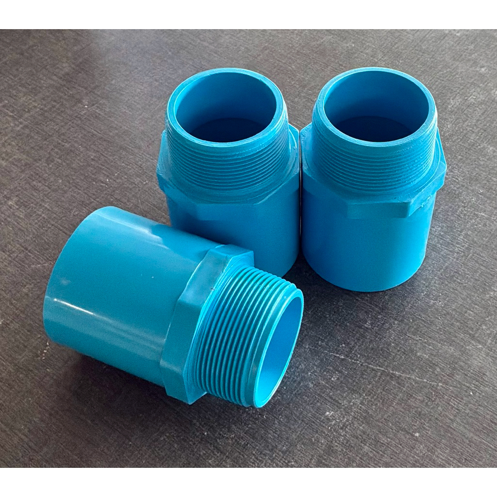 (แพ็ค10ตัว) 2“ เกลียวนอก ขนาด 2นิ้ว PVC13.5 ตรา TOP THAILAND