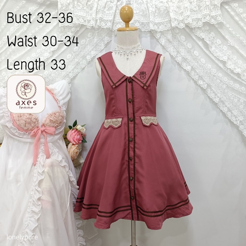 Axes Femme เดรสญี่ปุ่นมือสอง (ตำหนิ)