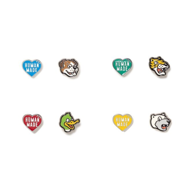HUMAN MADE PINS SET #HUMAN MADE