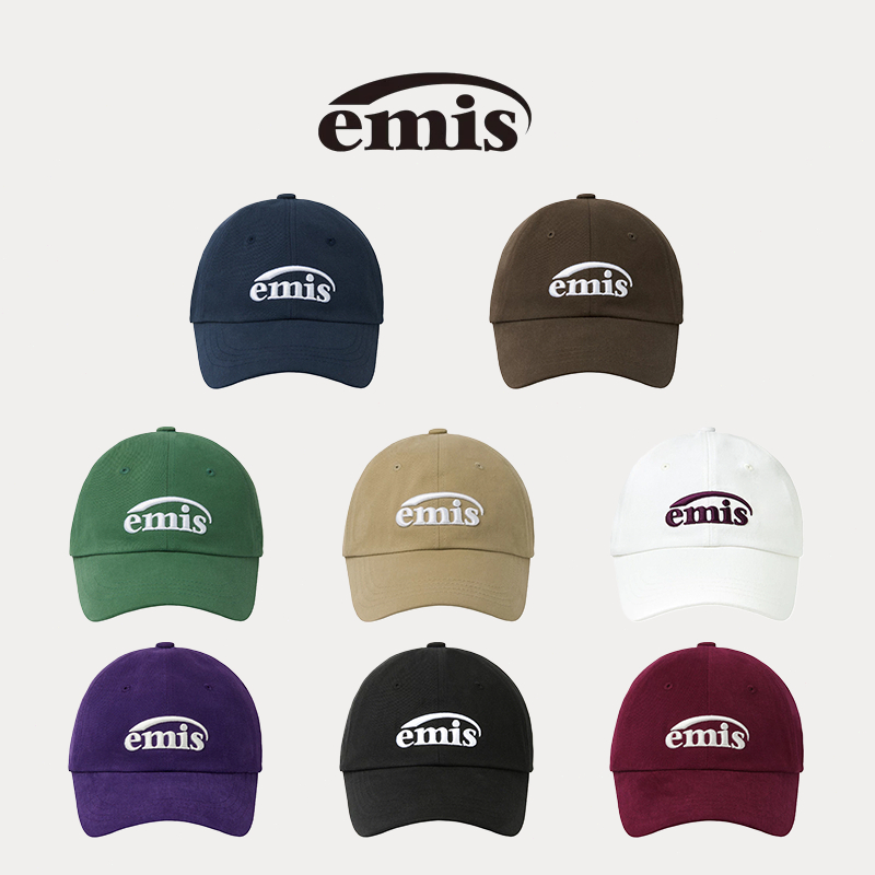 【ของแท้ 100%】หมวกเบสบอล EMIS รุ่นใหม่ โลโก้ใหม่ มีให้เลือกหลายสี