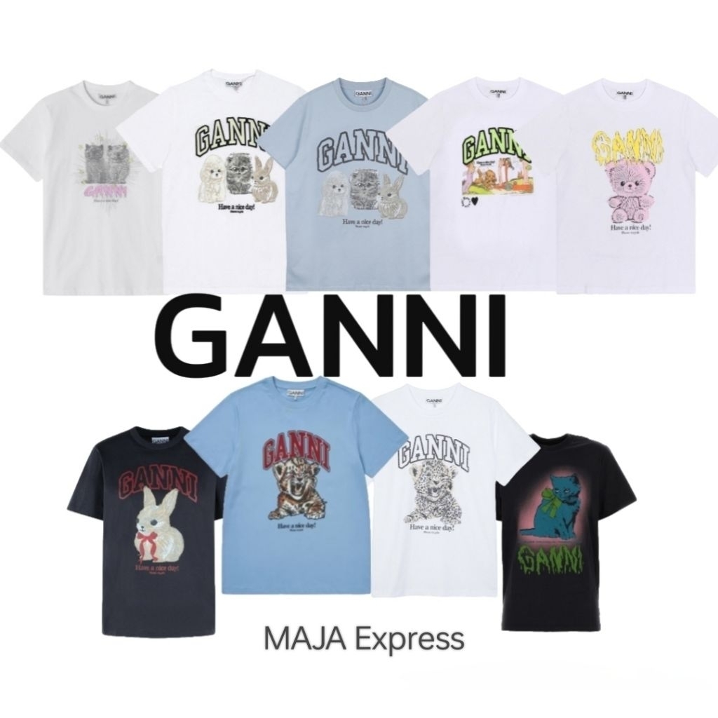 [พรีออเดอร์] GANNI Animal Logo (มัดรวมลายขายดี)