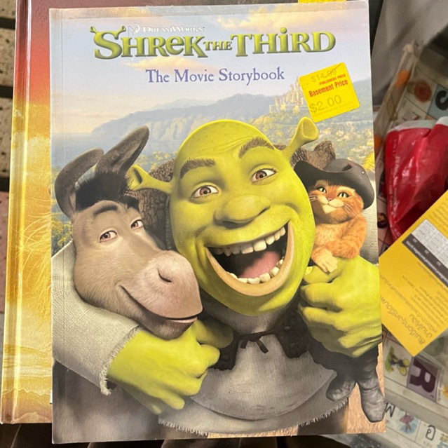 Shrek the third the movie story book