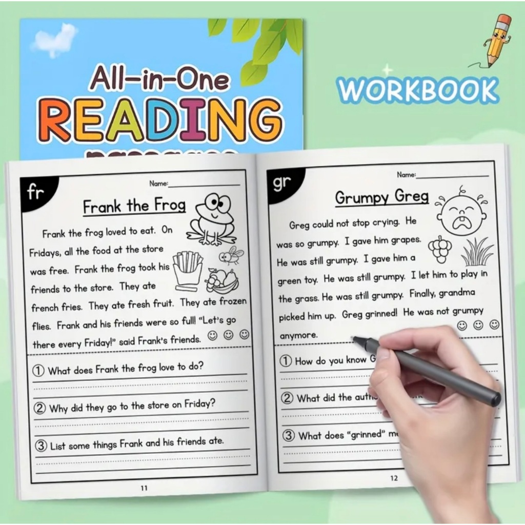 In One Reading  หนังสือภาษาอังกฤษฝึกหัดอ่านจับใจความเนื้อเรื่อง