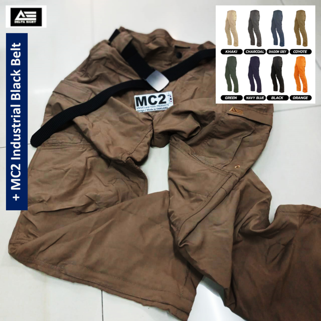 DELTA SIGHT ATTACK TACTICAL PANTS 100% POLY-COTTON ZIP YKK กางเกงผ้าแห้งไว ผ้าเบา MOD UNIT 01 Tec40store