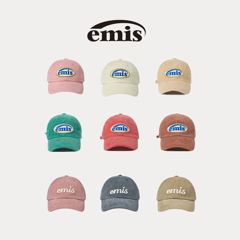 (ของแท้ 100%) หมวกเบสบอลผ้าลูกฟูก Emis รุ่น Wappen มีให้เลือกหลายสี