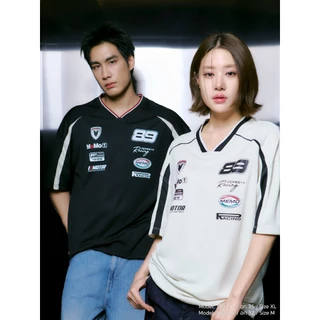 MeMo™ | Racing Jersey | เสื้อสปอร์ตเรซซิ่ง สกรีน Racing Team ผ้าพรีเมียมโพลีเอสเตอร์ ทรง Unisex