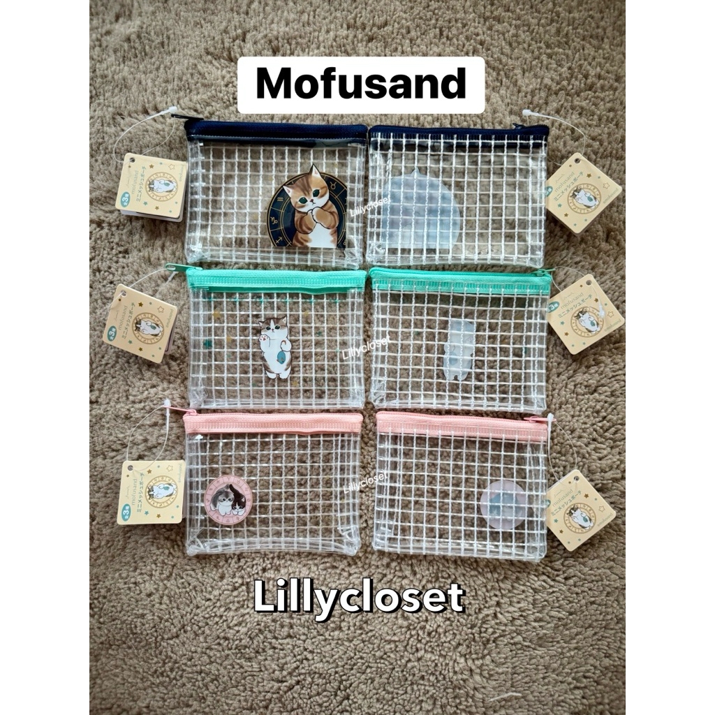 Mofusand ซองซิป / กระเป๋าซิป Mofusand ลายน้องแมวสุดน่ารัก ลิขสิทธิ์แท้🇯🇵