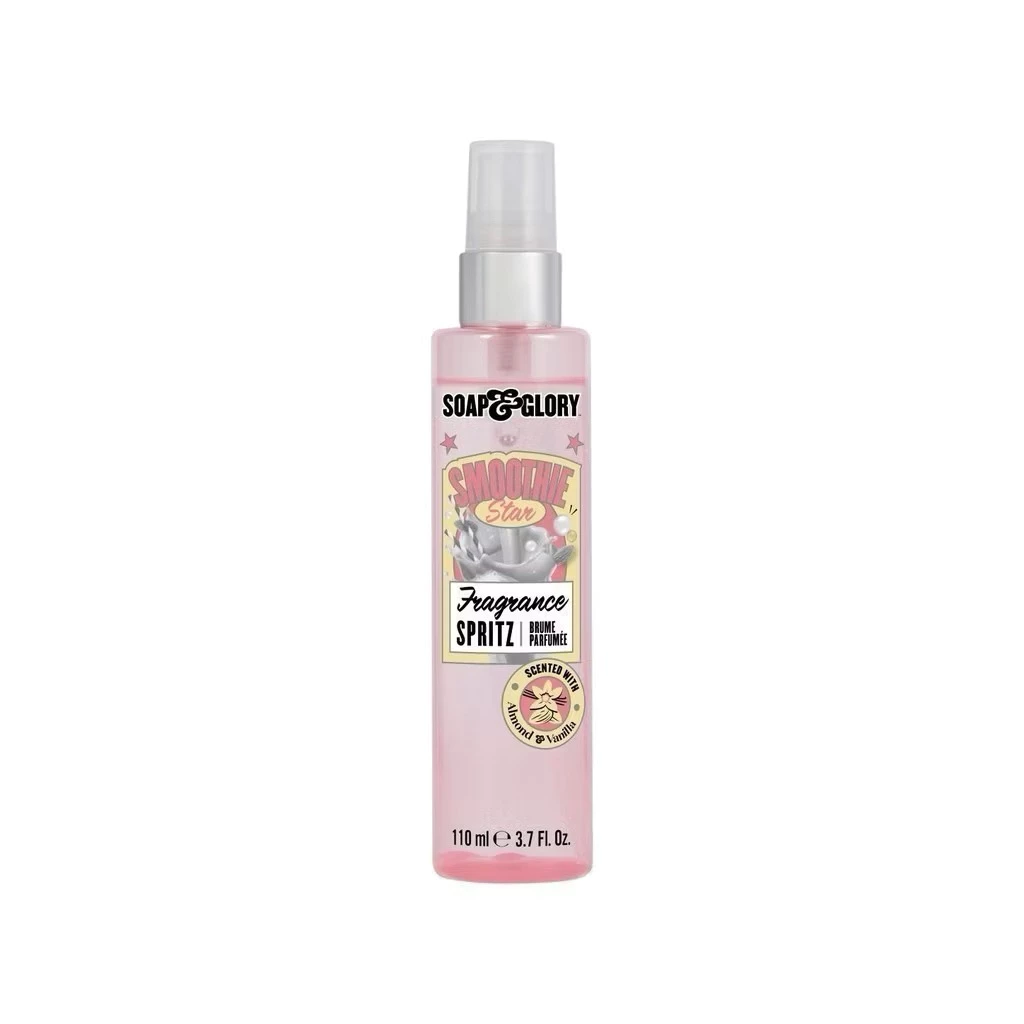 น้ำหอมติดทน Soap & Glory โซพ แอนด์ กลอรี่ สมูทตี้ สตาร์ ฟราแกรนซ์ สปริตซ์ เซนเต็ด วิธ อัลมอนด์ แอนด์ วานิลลา 110 มล.