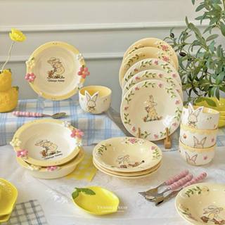 พร้อมส่ง ✨Set Bunny Garden 🌼🐰 โทนเหลือง & ครีม ละมุน อบอุ่นแ…