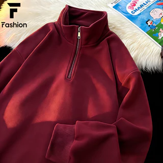 เสื้อกันหนาวเบาๆ Unisex ทรงโอเวอร์ไซส์ เกาหลีมินิมอล 🍂 เนื้อนิ่มละมุน ใส่สบาย ไม่อับชื้น ส่งฟรี