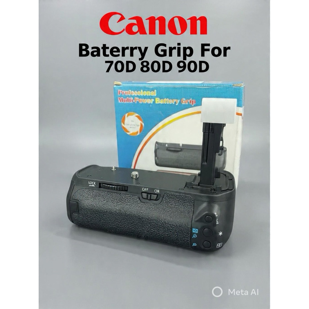 Battery Grip for Canon 70D 80D 90D