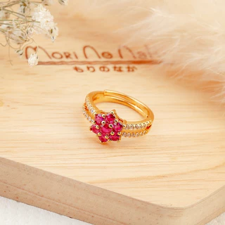 รวมแบบแหวนสวยๆฟรีไซส์ นพเก้า หลากสี ใส่สวยทุกแบบB59