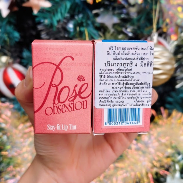 ฉลากไทยแท้ 💯 Fwee Rose Obsession Stay-fit Lip Tint 3.5ml MW01, MW02, MC01, MC02