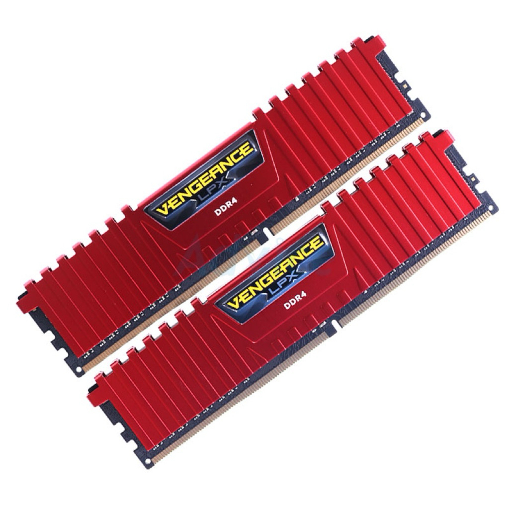 RAM PC CORSAIR VENGEANCE LPX (RED) 16GB (8GB*2) DDR4 2666Mhz (CMK16GX4M2A2666C16R)