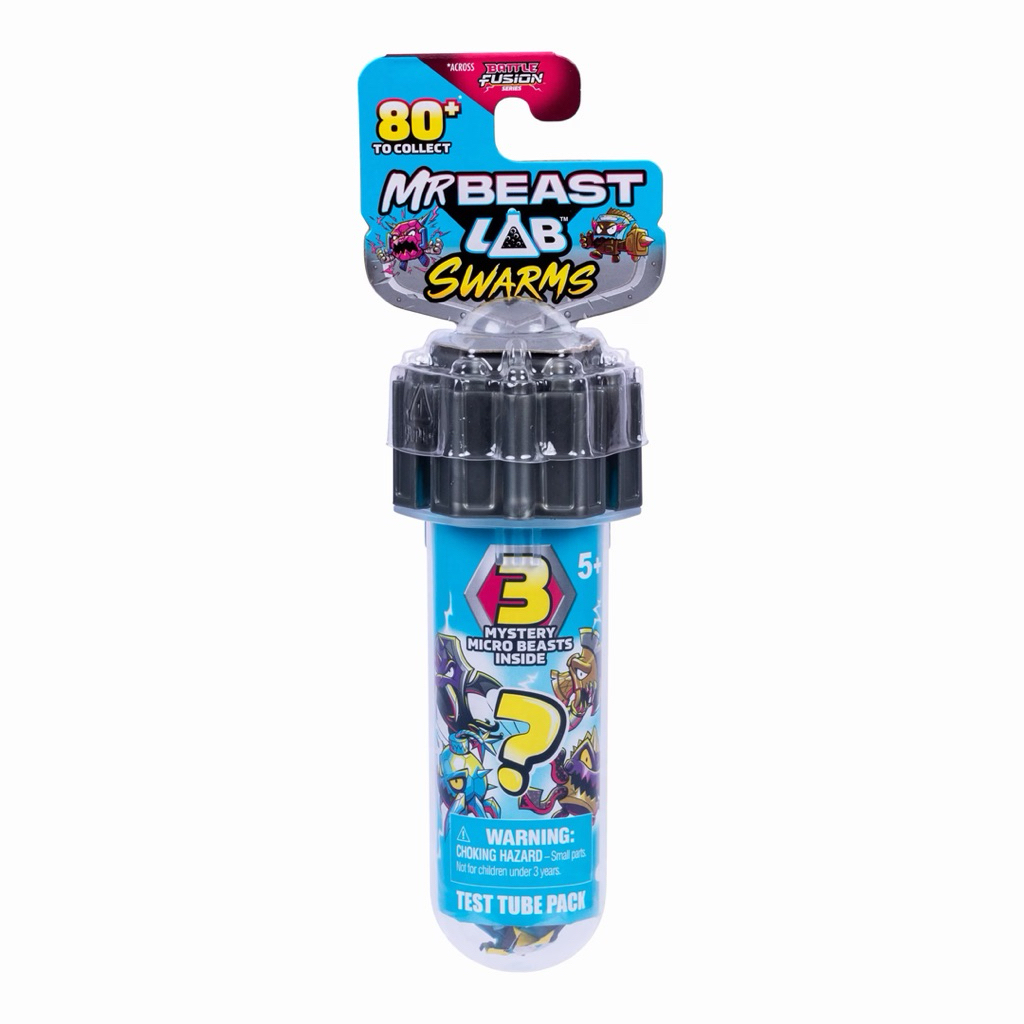 (พร้อมส่ง)🇦🇺สุ่ม 3 Pack MrBeast Lab Swarms Hyper Fusion Test Tube