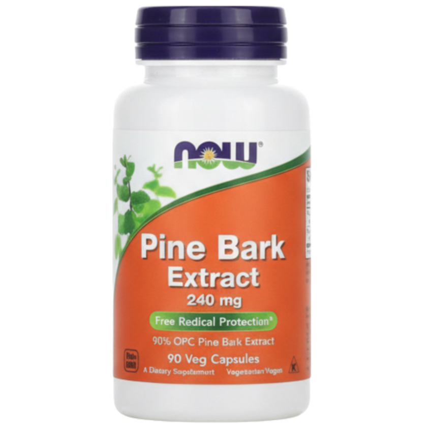 Pine Bark Extract w/ EGCg 240 MG (90 Capsules) by NOW FOODS (3364)