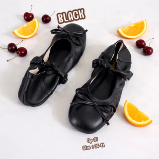 NIWA SHOES รองเท้าคัทชู รองเทา้ใส่ทำงาน รองเท้าบัลล่ต์ NEW NEW หน้าเท้าอวบแนะนำบอกเพิ่ม1 ไซส์ op-37