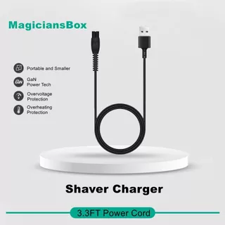 สายชาร์จ USB 5V สำหรับเครื่องโกนหนวด Philips Norelco OneBlade 360รุ่นใหม่ QP2724 QP2834 QP1924 S3341