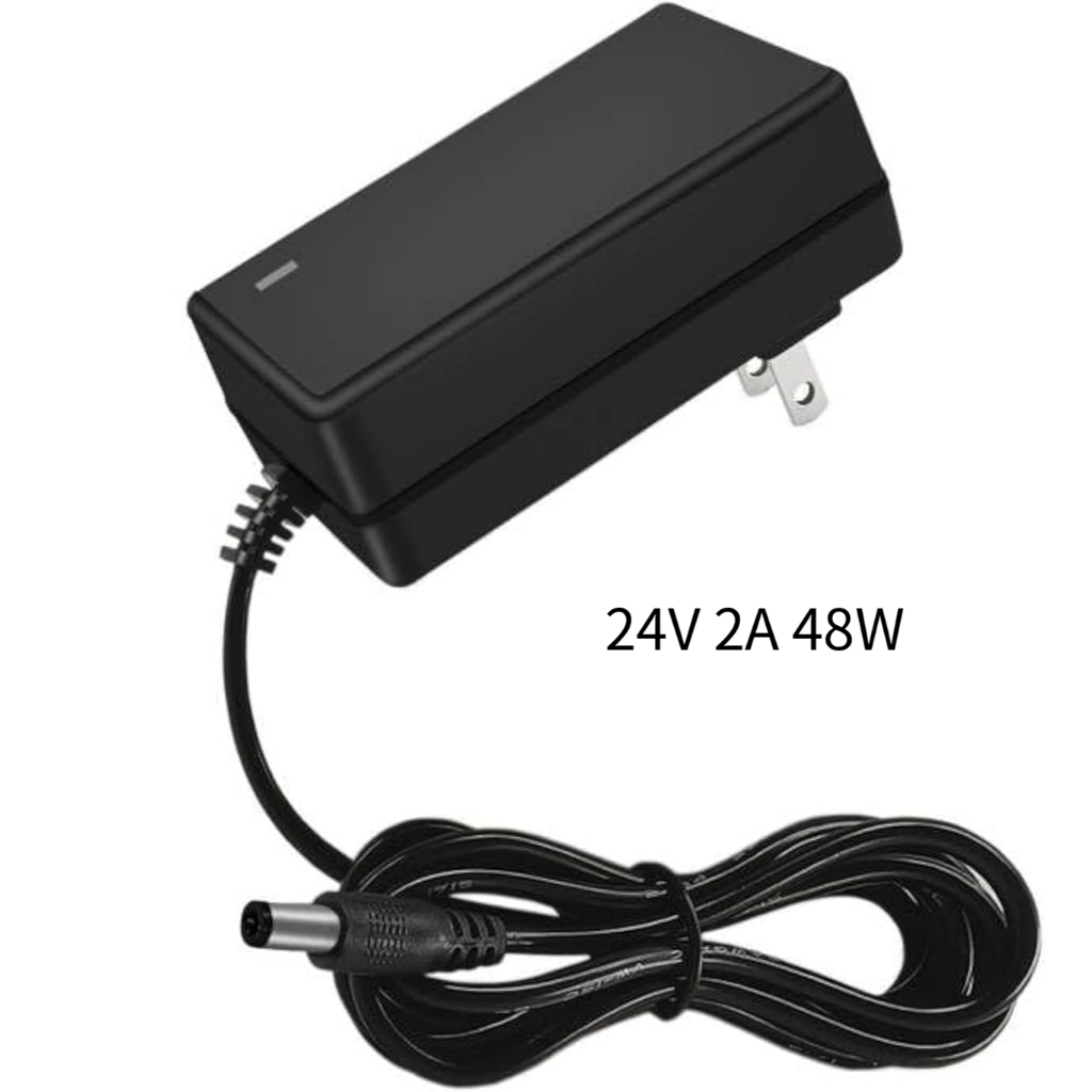 อะแดปเตอร์แปลงไฟ XIAOMI 24V 2A DC 48W รองรับไฟ AC 100-240V พร้อมขั้วเชื่อมต่อ 5.5mm x 2.5mm