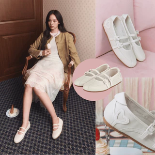 Minx รุ่น Heartie รองเท้า maryjane ทรงสปอร์ต ลายหัวใจ minxshoes
