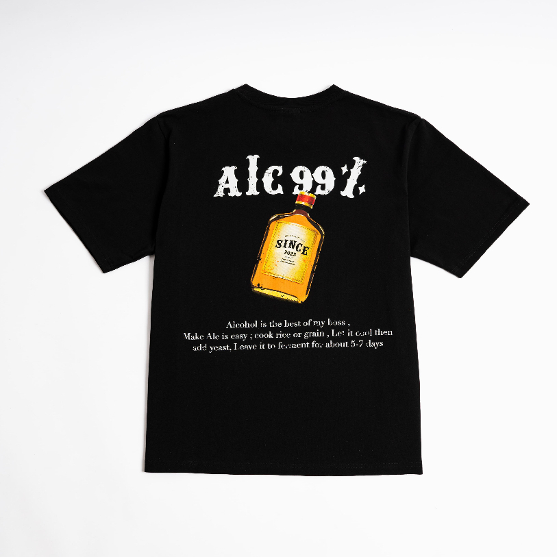 ANP 21.26 Alc Black 99% Oversize T-Shirt