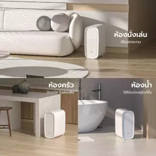 ถังขยะอัตโนมัติ ใส่ถ่าน 12 ลิตร ถังขยะเซนเซอร์ เซ็นเซอร์โบกมือ เปิดฝาได้สองด้าน กันน้ำ กันกลิ่น ถังขยะไฟฟ้าในที่แคบ