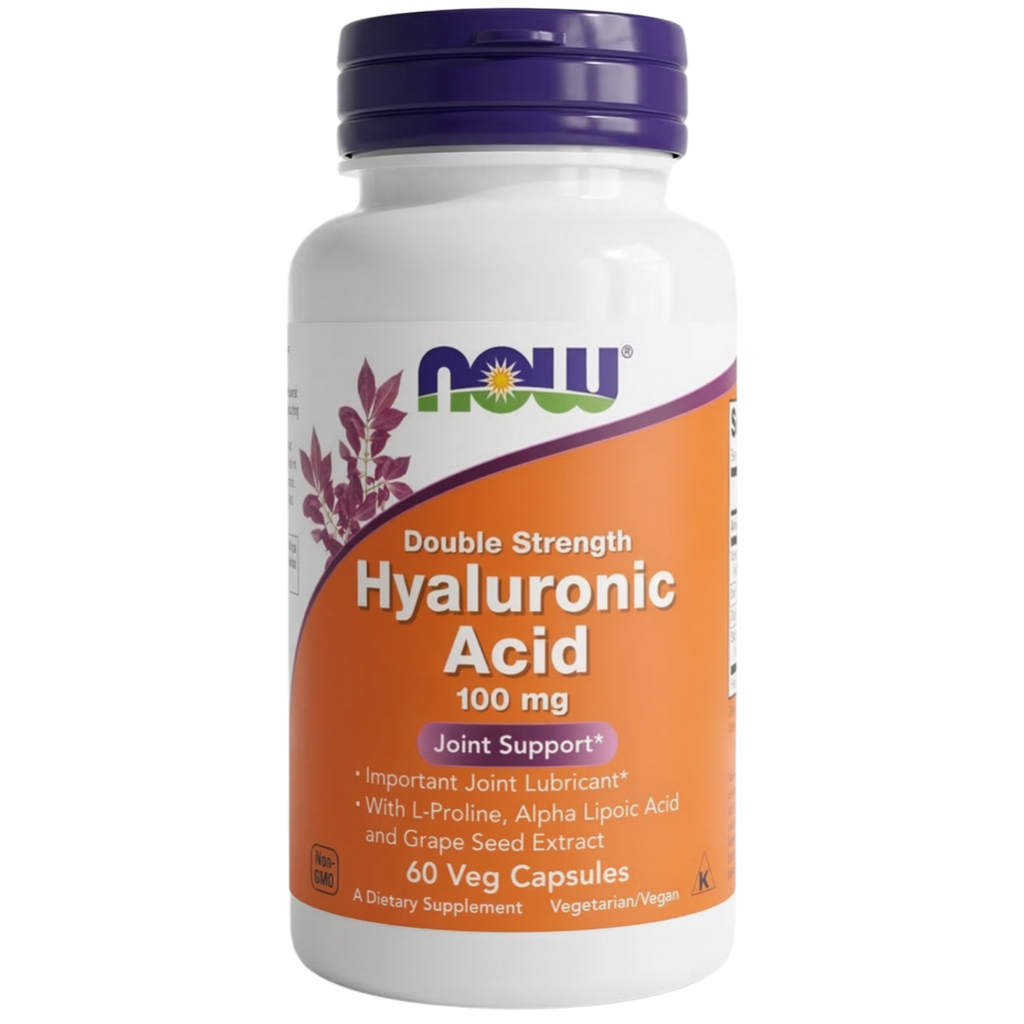 Hyaluronic Acid 100 MG w/ L-Proline & ALA (Capsules) by NOW Foods