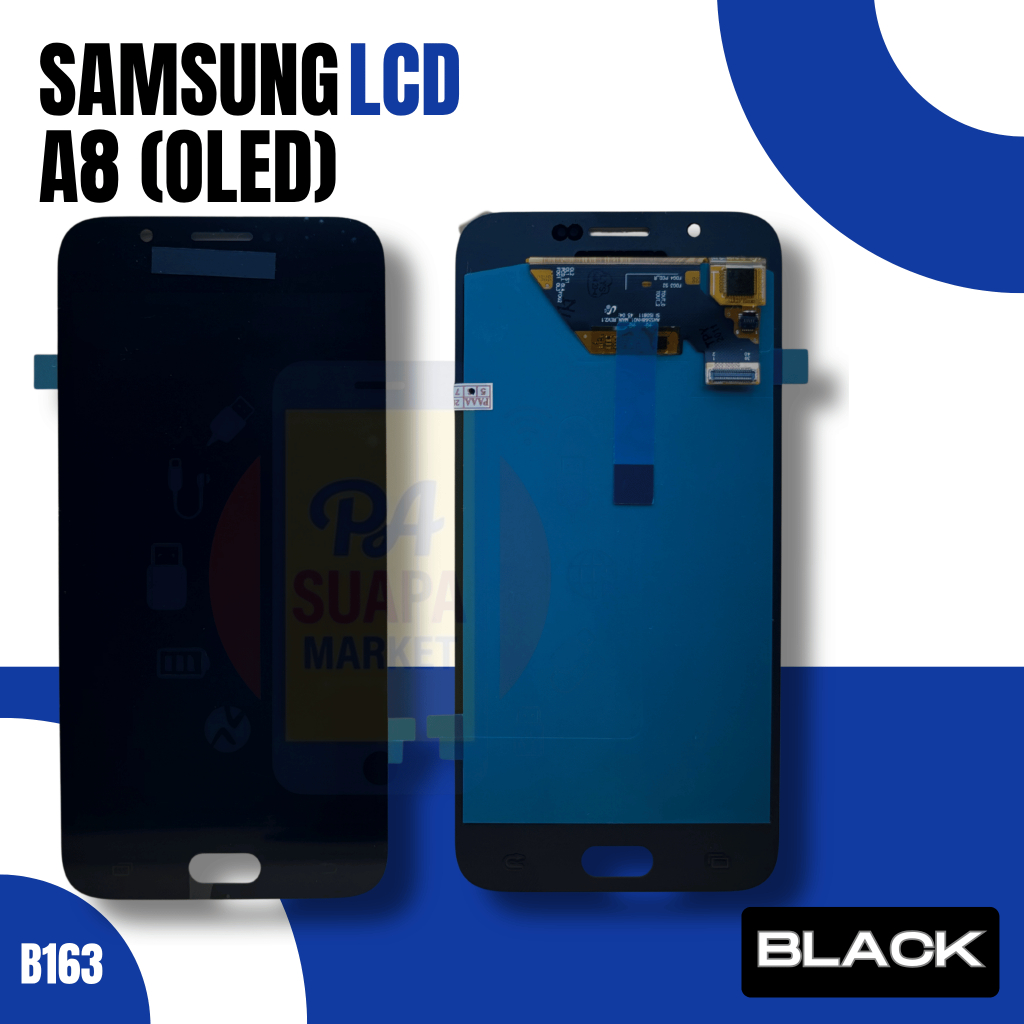 LCD Screen for Samsung A8 (OLED)(BLACK)