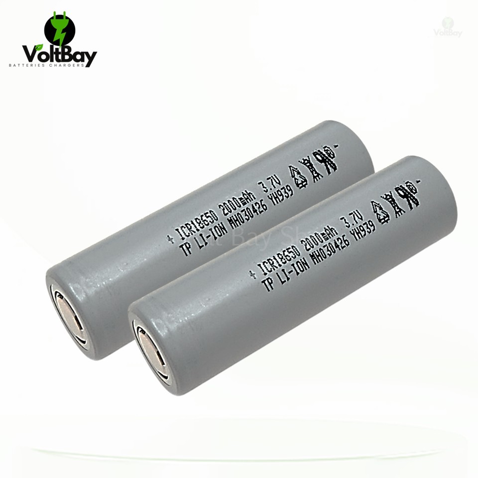 ถ่านชาร์จ 18650 3.7V 2000mahA 5C ของดีราคาไม่แพง