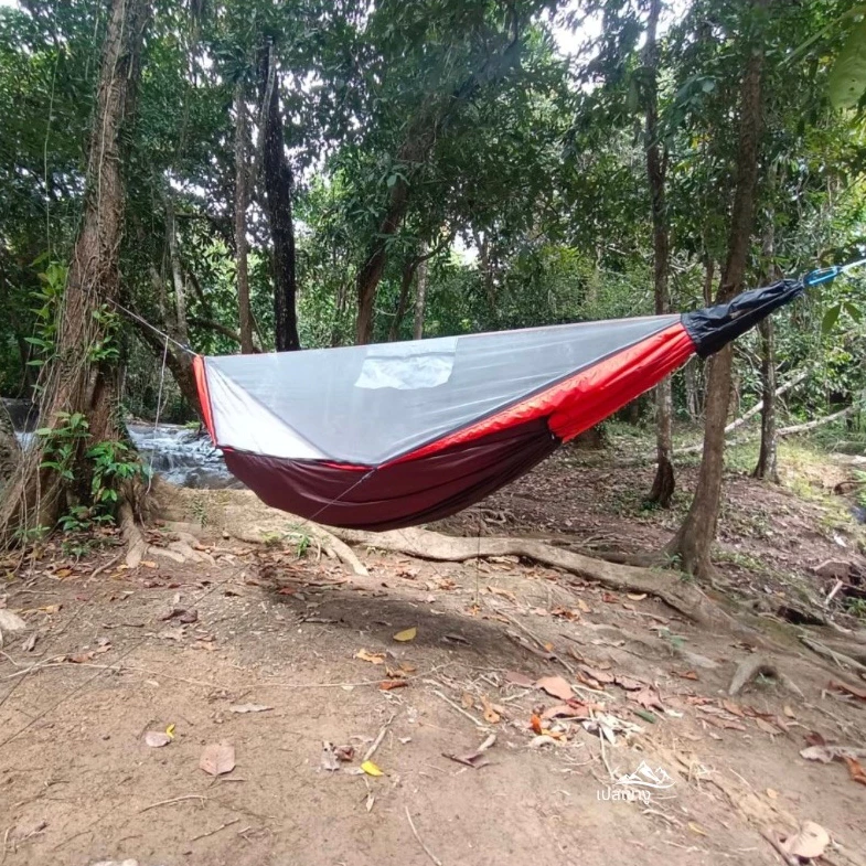 เขางูเอ้าท์ดอร์ ผ้าห่มรองเปล Under Quilt สะท้อนความร้อน 15D Nylon 175g กันหนาว 15°C+ thumbnail 9