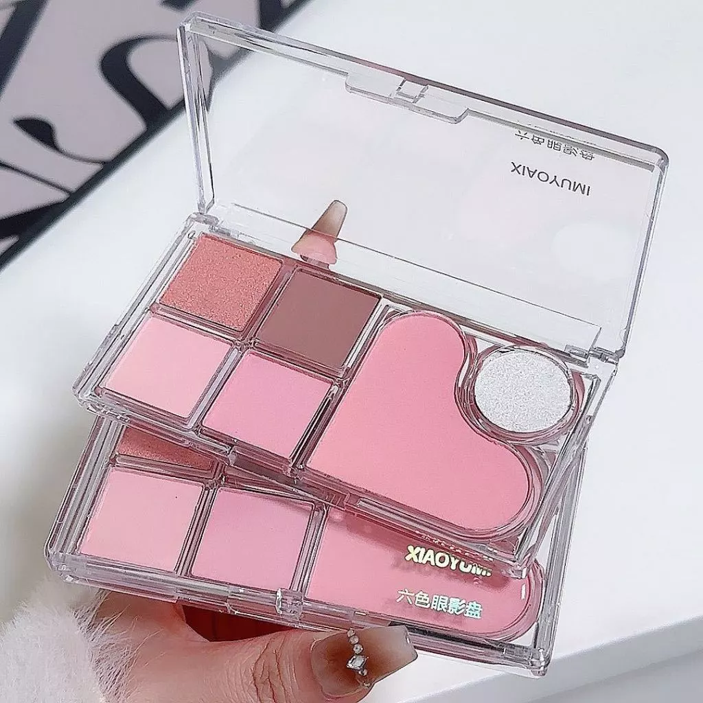 YOTAI พาเลทอายแชโดว์และบลัชออน 6 สี 2in1 thumbnail 4