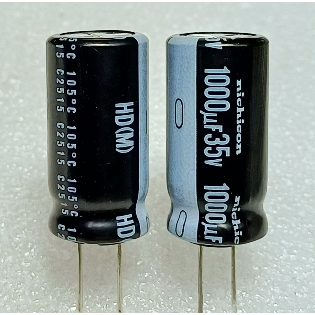 Nichicon HD 1000uf 35v 105°C  capacitor ตัวเก็บประจุ คาปาซิเตอร์