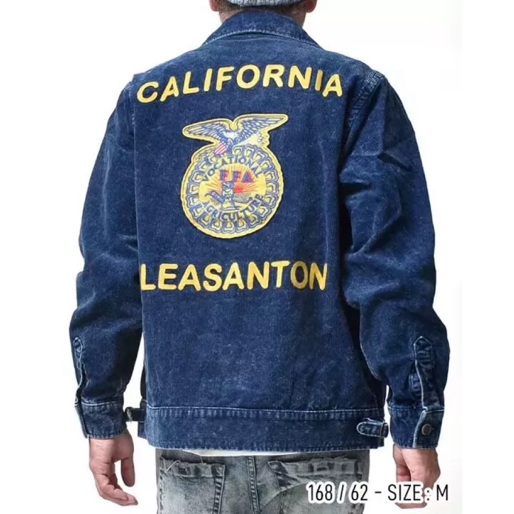 Houston FFA Jacket Future Farmers Agriculture INDIGO CORDUROY FFA JACKET เสื้อ FFA เสื้อฟาร์ม