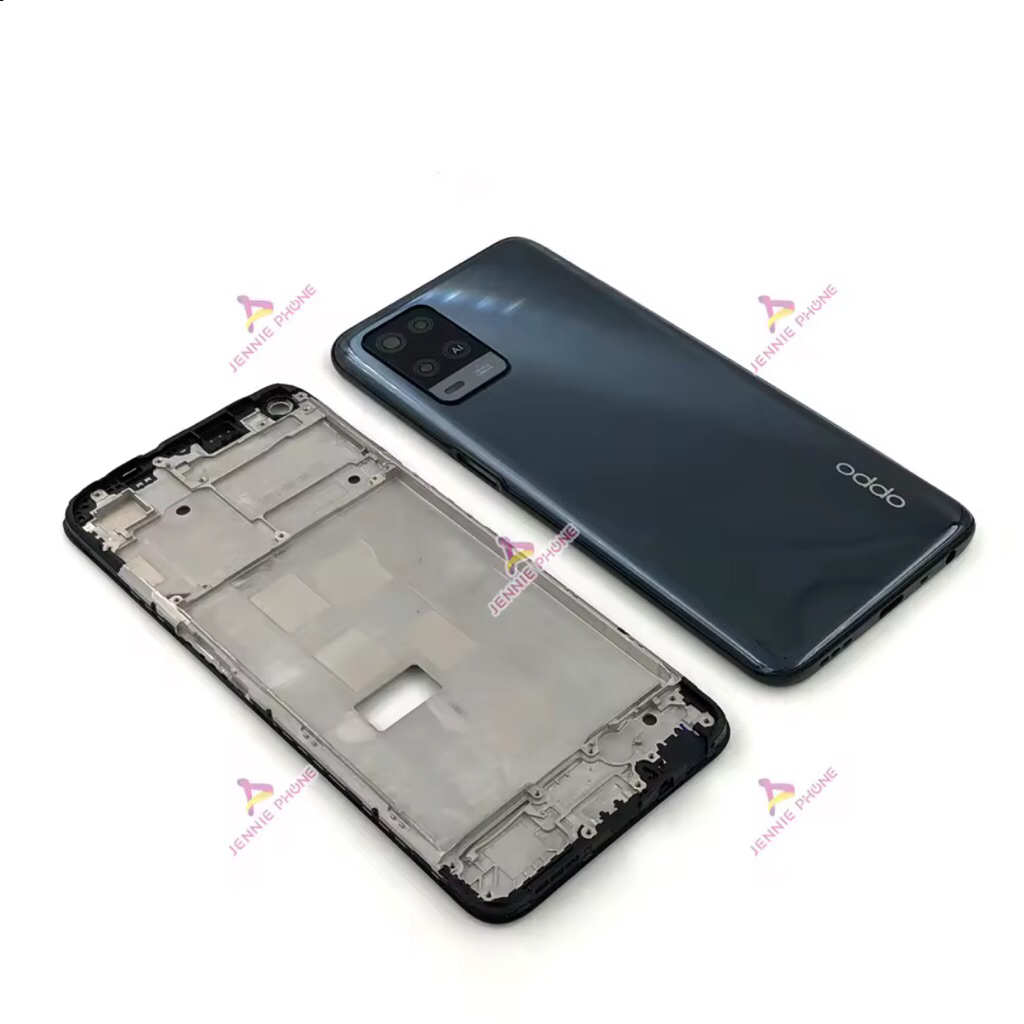 อะไหล่บอดี้ สำหรับ Oppo A54 4G ใหม่ เคสกลางพร้อมฝาหลัง