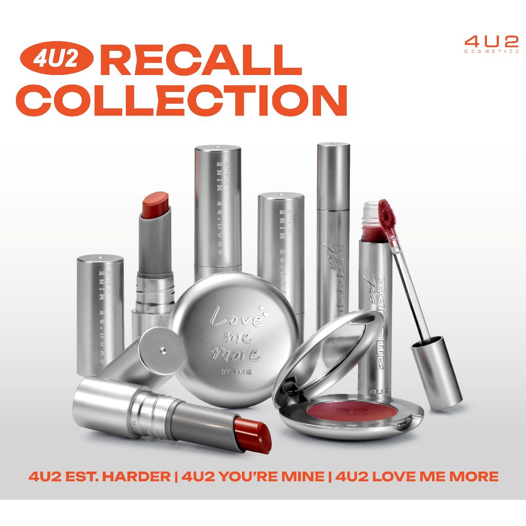 4U2 RECALL COLLECTION - 3 รุ่นในตำนาน ลิปแมท บลัช harder ลิปจุ่มแมท แมทแท่ง บลัชแมท สีชัด ลิป harder 4u2